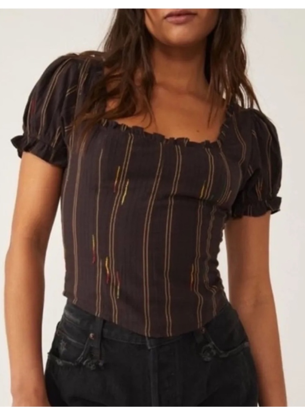 Free People ‘Serotonin’ Corset Crop Top